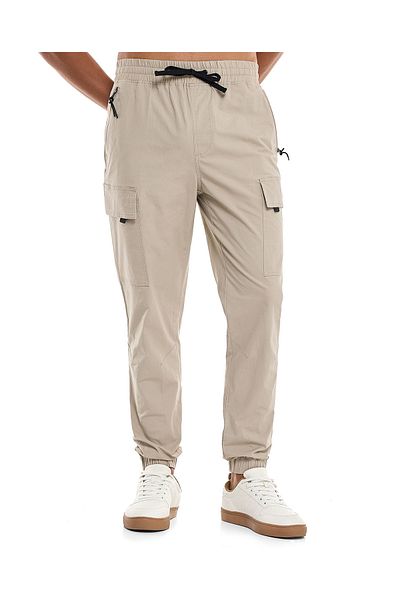 R&B Beige MYF-WOVEN PANT-S-XXL