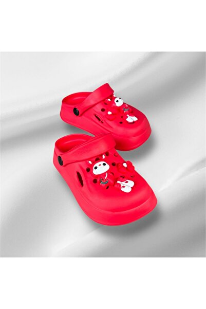 Rooster Child over Sticker Light Base Beach Pool Daily Closed Front Slippers Sandals