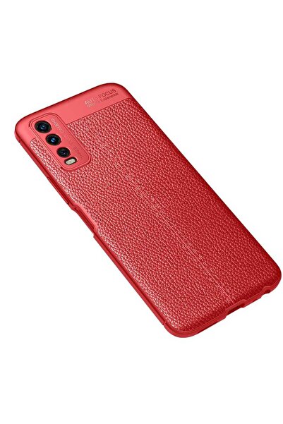 teknocep store powered by غطاء حماية سيليكون لهاتف Vivo Y20 TKNC Niss - أحمر