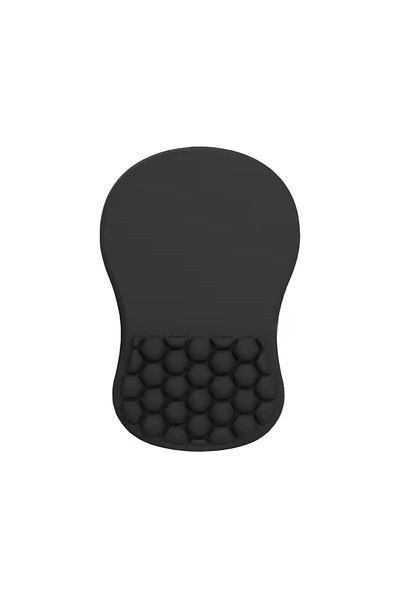 MOAWAVE Gaming mousepad with wrist support, anti-slip silicone, dimensions 300x200x25mm, black MOAWAVE™
