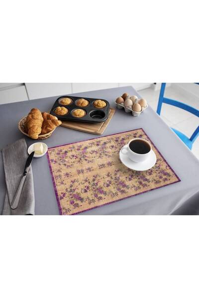 TURKISHRUG KINGDOM Vintage Rectangular Polyester Supla for Table Elegance