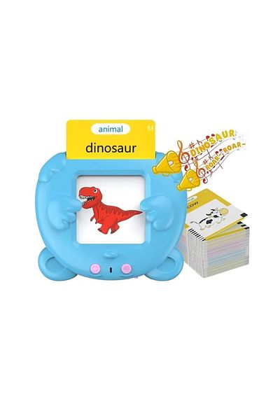 Tagera Educational Montessori Toy for Kids, Word Learning Machine with Flash Card Reader, 224 Words, 112 Ca