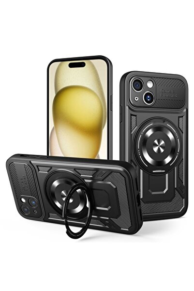 SKYDDAR INNOVATION Θήκη για iPhone 15, RuggedCam, Αντικραδασμικός μαγνητικός ...