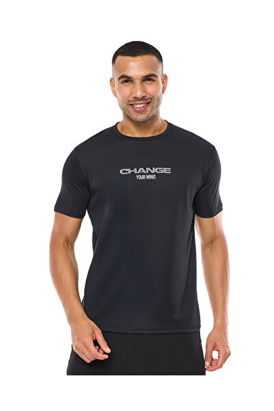 R&B تي شيرت أسود برسومات ماو - مقاسات S-XXL