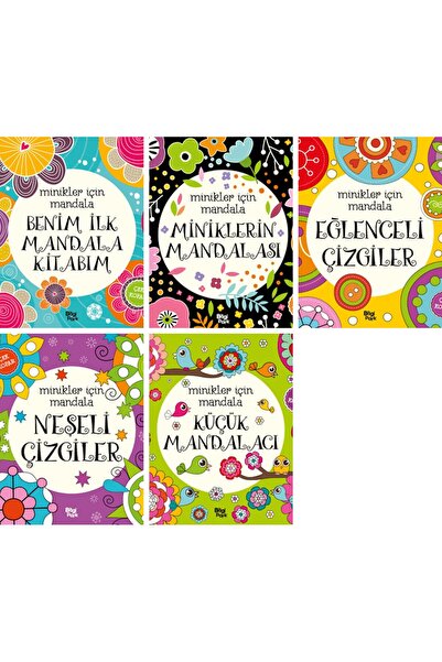 Parıltı Yayınları Minikler İçin Mandala Okul öncesi eğitim için bire bir 5 ki...