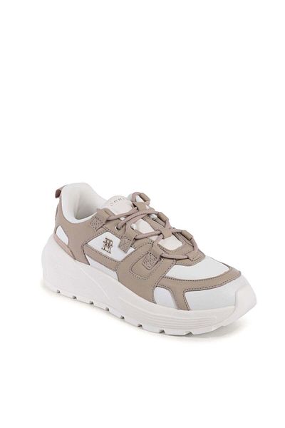 Tommy Hilfiger sneakers pantofi sport premium alb cu bej