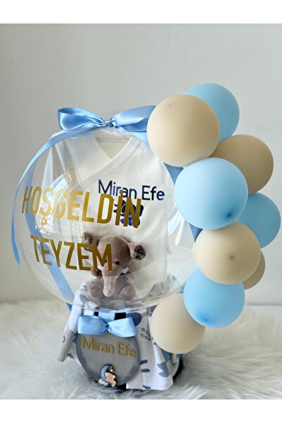 Baloonwonders Hoşgeldin Erkek bebek konsept