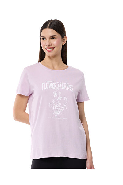 R&B Lavender Fog LADIES BASIC GRAPHIC TEE 8-18