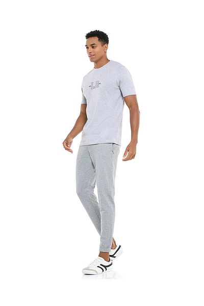 R&B Grey Melange MCF-KNIT JOGGER-S-XXL
