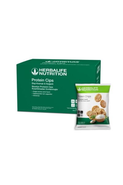 Herbalife Protein Chips – Sour Cream and Onion (10 Pcs) |   Gluten-Free – Baked