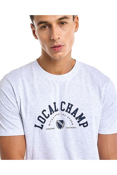 R&B Ecru Melange MCB- GRAPHIC TEES -S-XXXL