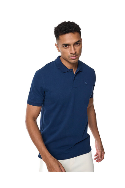 R&B Brilliant Blue MCB SOLID POLO-S-XXXL