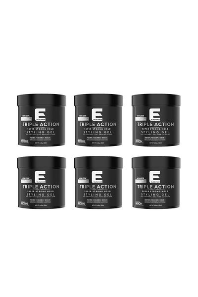 Elegance E-Series Moon Triple Action Styling Gel – 250ml (Pack of 6)