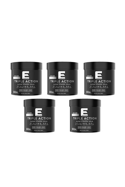 Elegance E-Series Moon Triple Action Styling Gel – 500ml (Pack of 5)