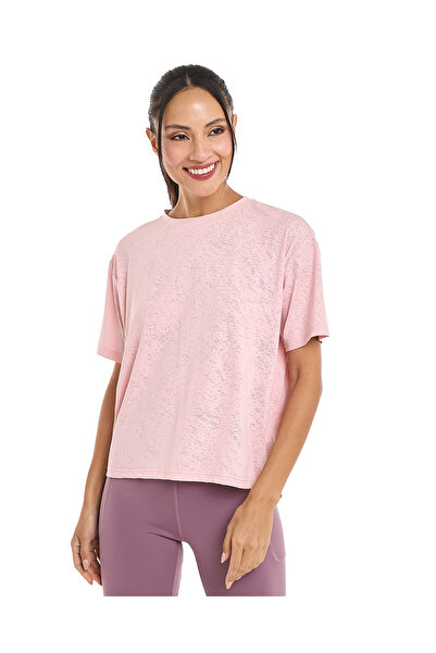 R&B تيشيرت رياضي وردي صدفي مقاس 8-18