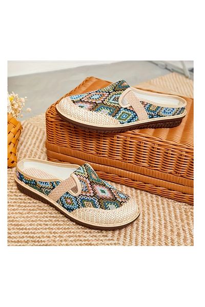Generic Women's Handmade Bohemian Sandals,Anti-slip&Sweat-resistant Lightweight,for Home,Travel&Beach