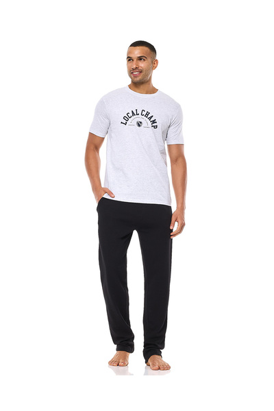 R&B بنطلون أسود MNW-LOUNGE مقاس S-XXL