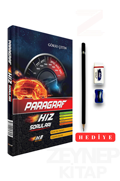 Hız ve Renk Yayınları TYT-AYT Paragraf Hız Soruları (Sınav Seti Hediyeli) YENİ