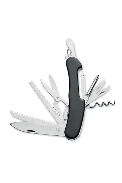 dalimag Multifunctional Pocket Knife, Black, Stainless Steel, 11 Functions, 10.5X2X1 cm