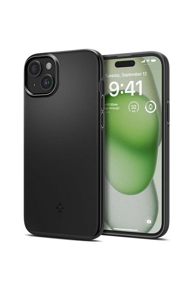 Spigen Etui ochronne do iPhone 15 Plus Thin Fit czarne