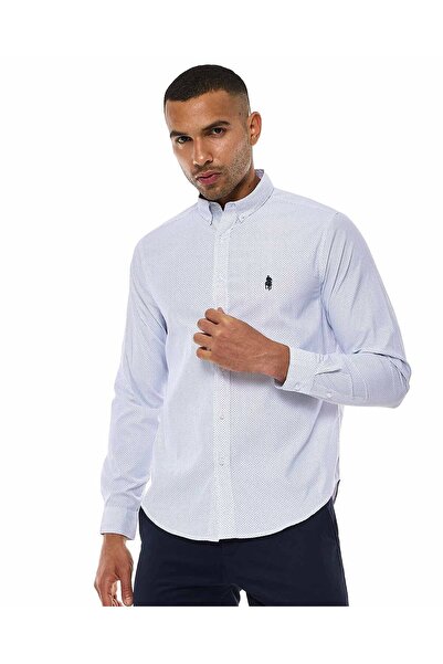 R&B قميص MBF-LS-أزرق-S-XXL