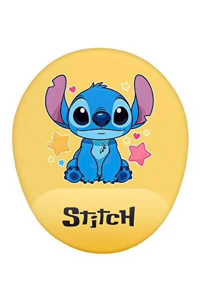 iyi fikirler Stitch Baskılı Bilek Destekli Mouse Pad