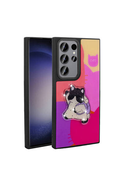 teknocep store powered by حافظة Galaxy S22 Ultra غطاء سيليكون TKNC Amas مع شخ...