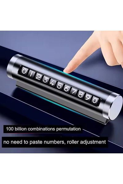 Universala Manually Adjustable Phone Number Display Device for Parking Lots and Commercial Spaces