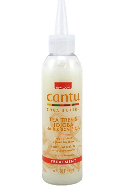 Cantu Shea Butter Tea Tree & Jojoba Hair & Scalp Oil 6 Ounce (180Ml) (3 Pack)