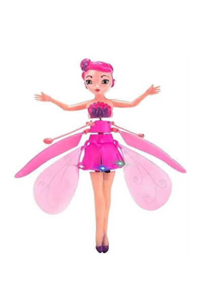 STARKY Păpușă Zână Zburătoare, Plastic, Încărcare USB, Roz
