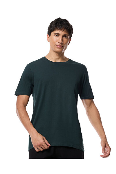 R&B تيشيرتات MCB-CREW NECK باللون الأخضر الداكن - مقاسات S-XXXL