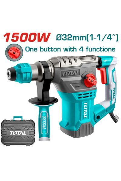 TOTAL Total 1500w 32mm Sds Plus Demolition Hammer Th1153236