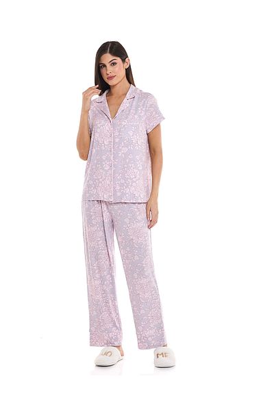 R&B CO-SHORT SLEEVE PJ SET-10-18