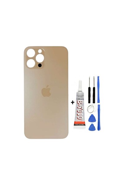 Asia İphone 11 Pro Max Arka Kapak Cam +yapıştırıcı B700 + Tamir Seti Gold