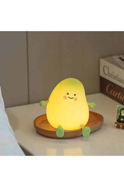 OEM LED night light, mango shape, warm light, Masterled