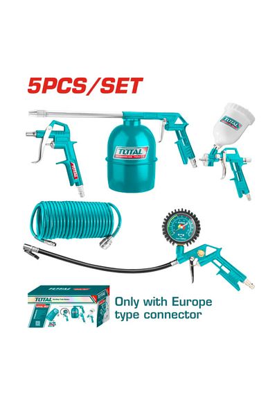 TOTAL 5pcs/set Total Tatk053 Air Tool Set