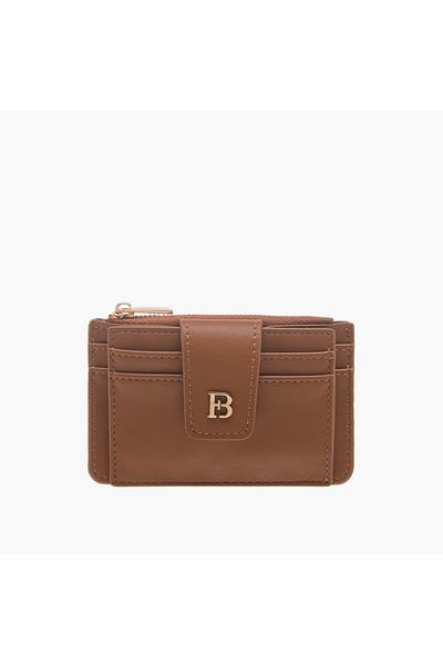 Flora Bella by Shoexpress Solid Wallet with Zip Closure