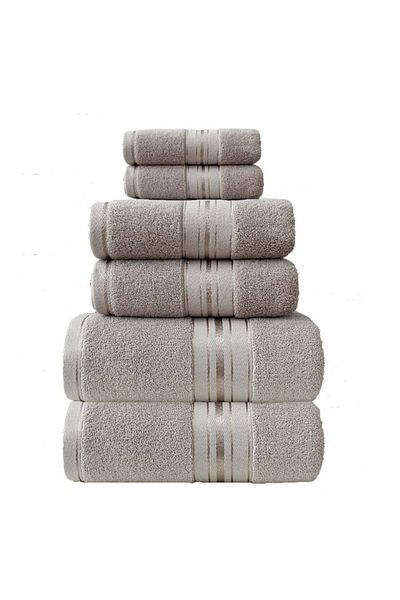 huitich 8-Piece Cotton Towel Set Khaki
