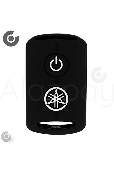 Alazpay Husă pentru chei cu model din silicon pentru Yamaha Xmax Nmax Tech Ma...