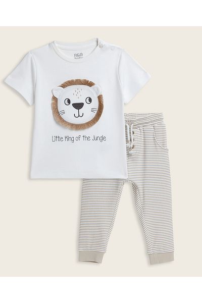 R&B TOP BOTTOM SET 0-24M