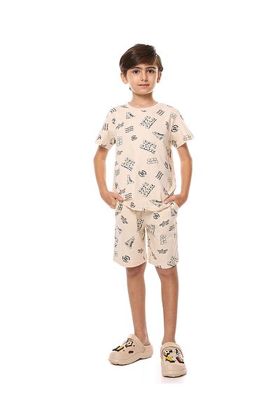 R&B BOYS TOP & BOTTOM SET 2-8Y