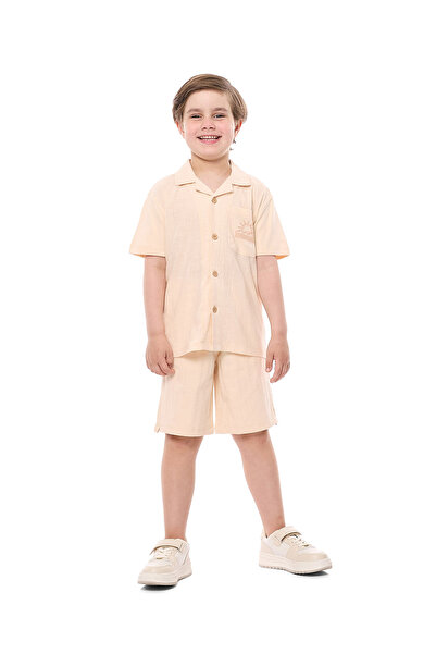 R&B طقم ملابس علوية وسفلية للأولاد من عمر 2 إلى 8 سنوات