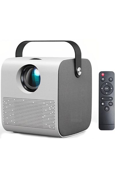WowStep Video Projector, Android, 4000 Lumens, HD Resolution, LED, HDMI, VGA, AV, USB, Audio