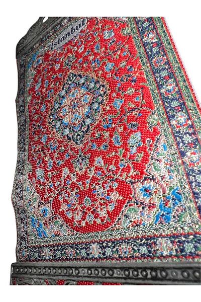 onyyapim Zamak Wall Decoration with Evil Eye Beaded Istanbul Written Rug Motif