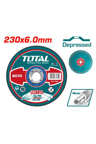 TOTAL Total Tac2232301 9" 6.0mm Iron Grinding Disc