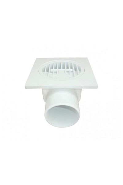 PRATİKOBA Plastic Floor Drain 10X10 cm 50 mm Side Outlet