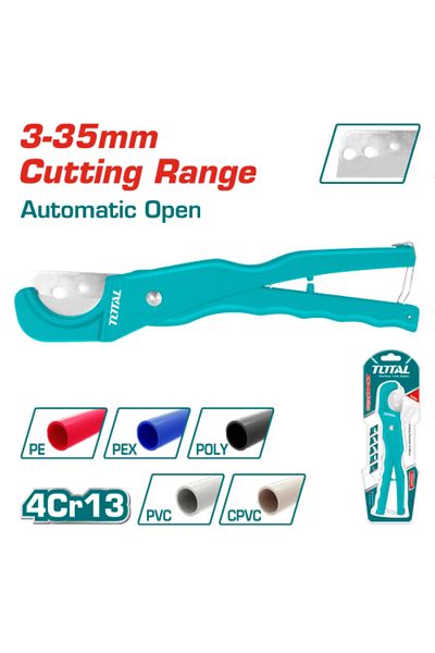 TOTAL Total Tht53351 3.35mm Plastic Pipe Cutter