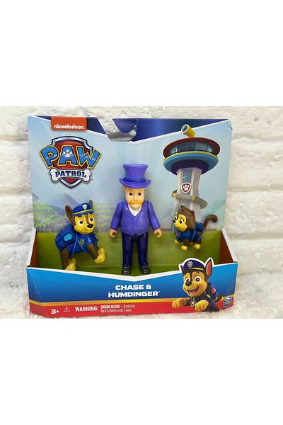 PAW PATROL Puppy Hero Figure Set Chase and Humdingers