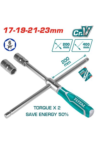 TOTAL Total Thtrcw40231 17-19-21-23mm 16" Rim Wrench