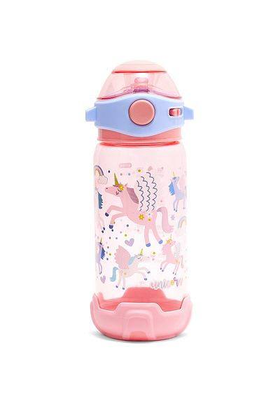 R&B Light Pink Girls Water Bottle